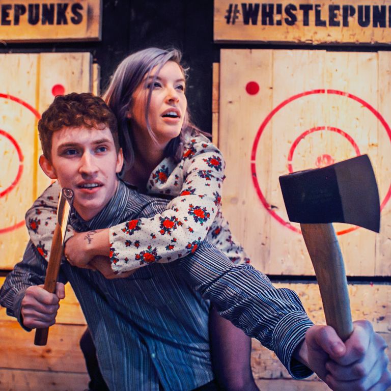 Axe Throwing at Whistle Punks!