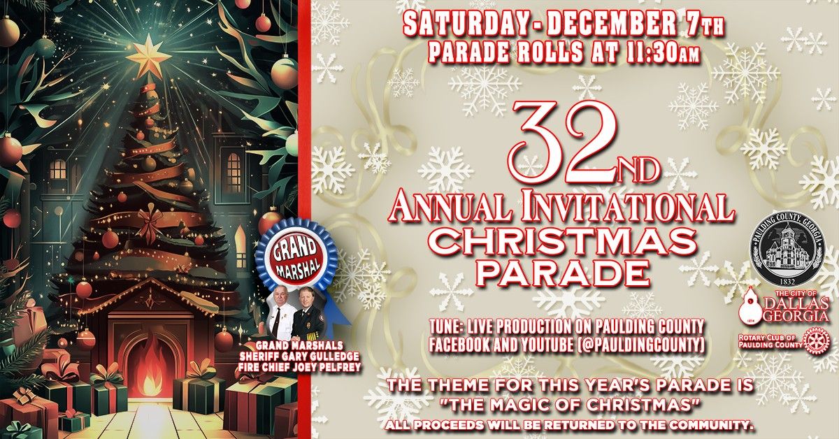 32nd Annual Invitational Dallas Christmas Parade 