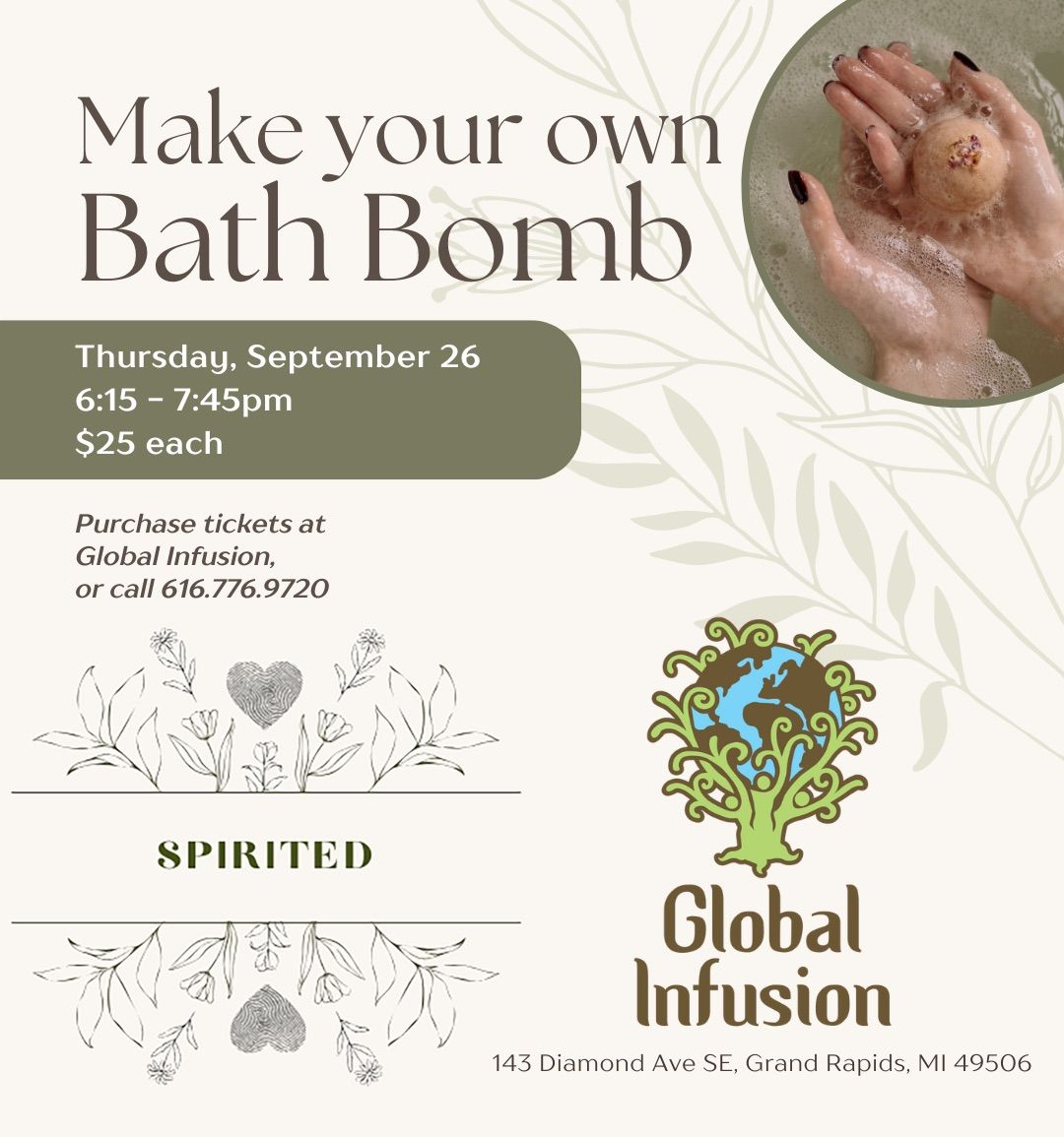 Workshop: Make Your Own Bath Bomb