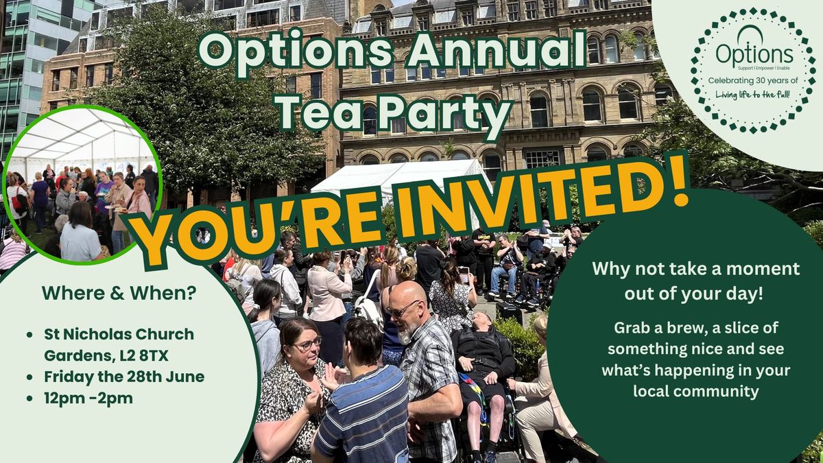 Options' Annual Tea Party