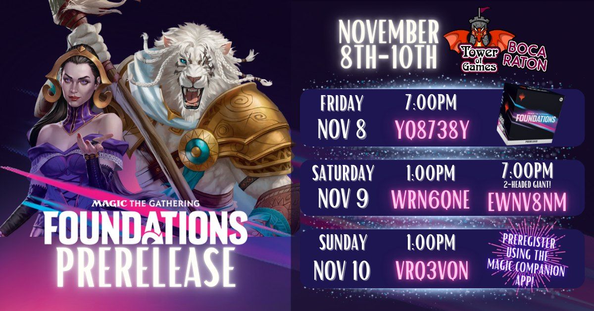 MTG Foundations Prerelease