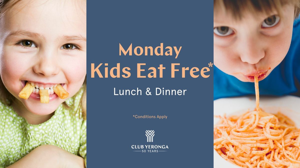 Monday Kids Eat Free at Club Yeronga