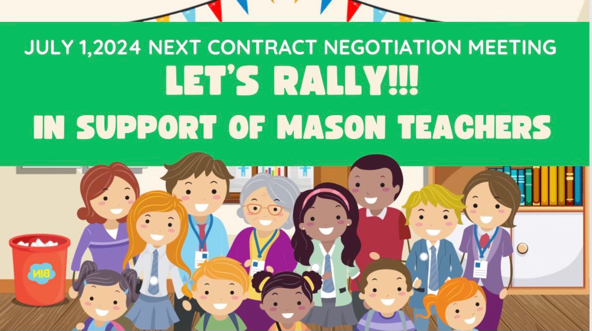 Boost the Best! Rally to Support Mason Teachers!!!
