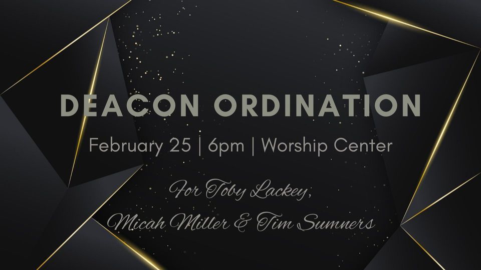 Deacon Ordination, 4128 S. Connecticut, Joplin, MO, United States