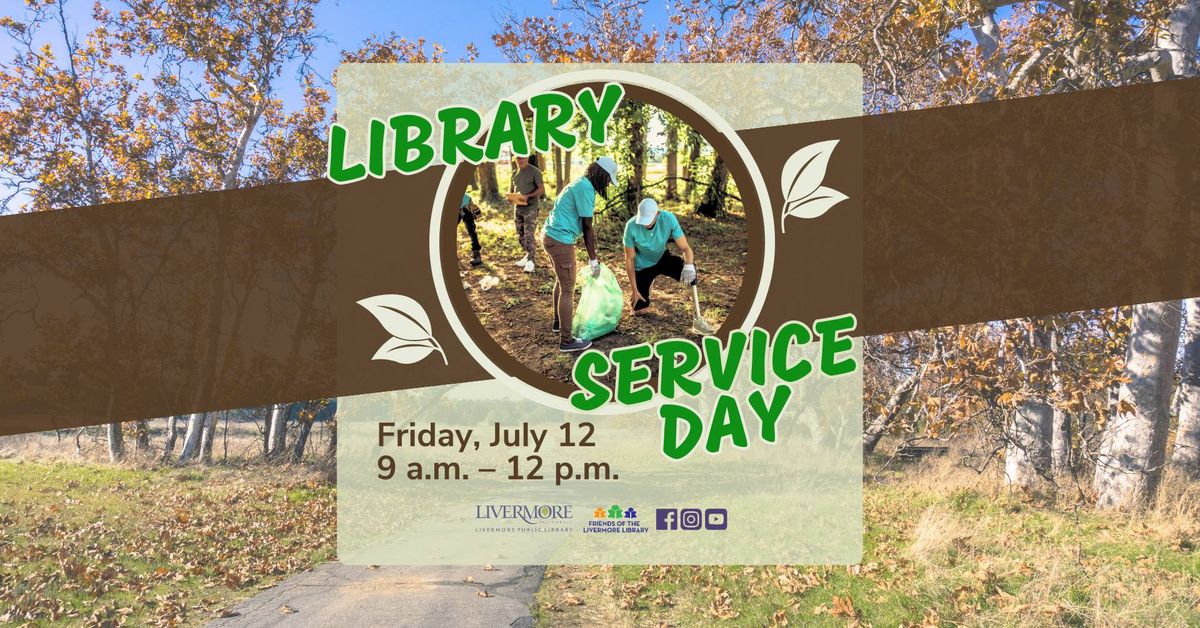 Register for Library Service Day (Grades 7 and Up)