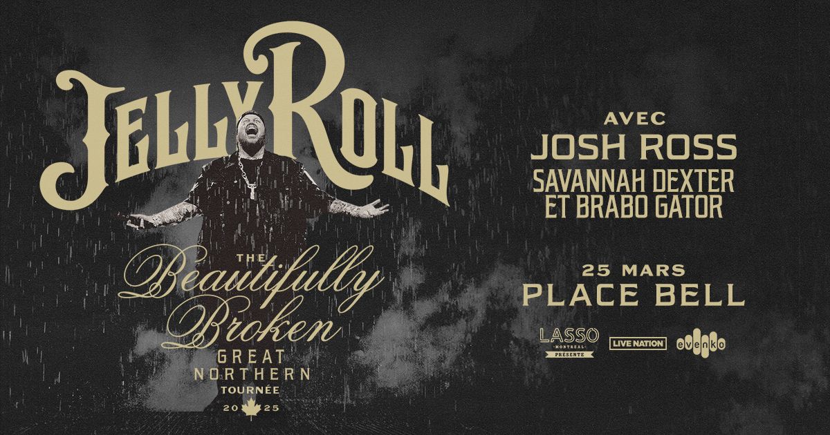 LASSO pr\u00e9sente Jelly Roll: Beautifully Broken Tour