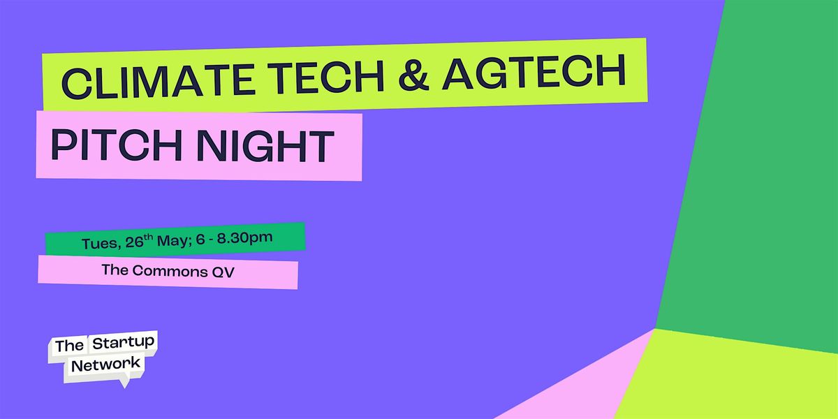 Climate & AgTech Pitch Night