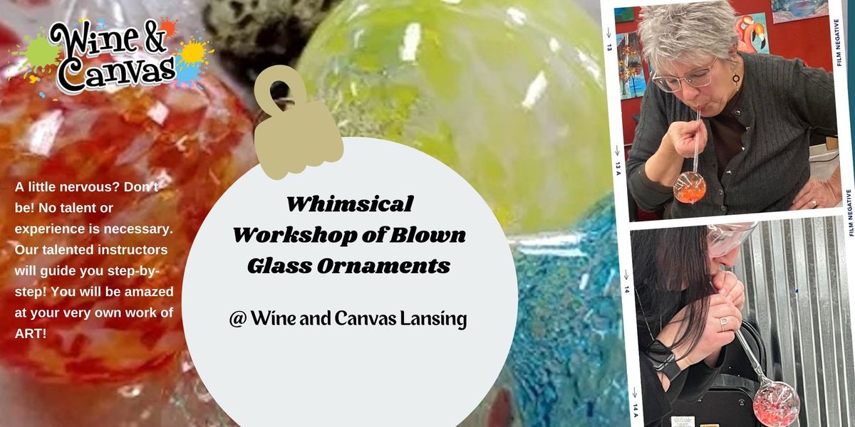 Blown Glass Ornaments Workshop  ~ Mimosa Sunday~ Mimosa Sunday~ Mimosa Sunday