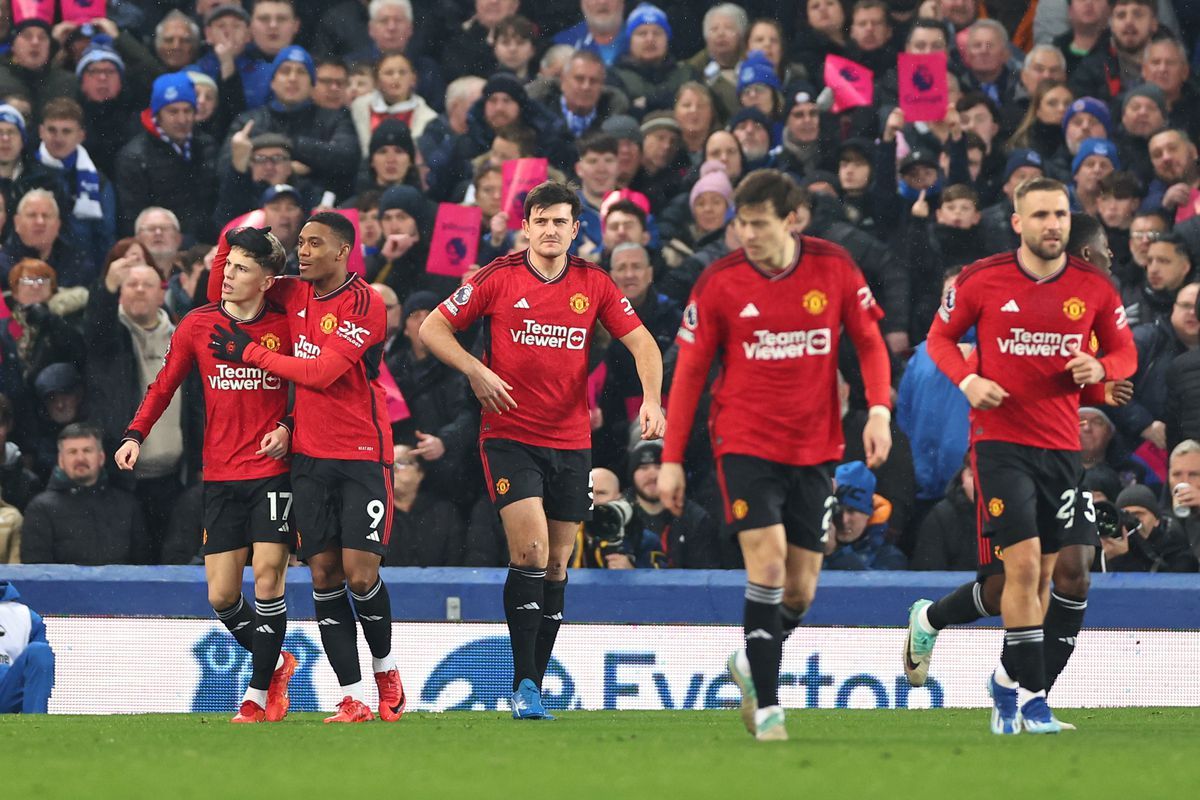 Everton FC at Manchester United FC