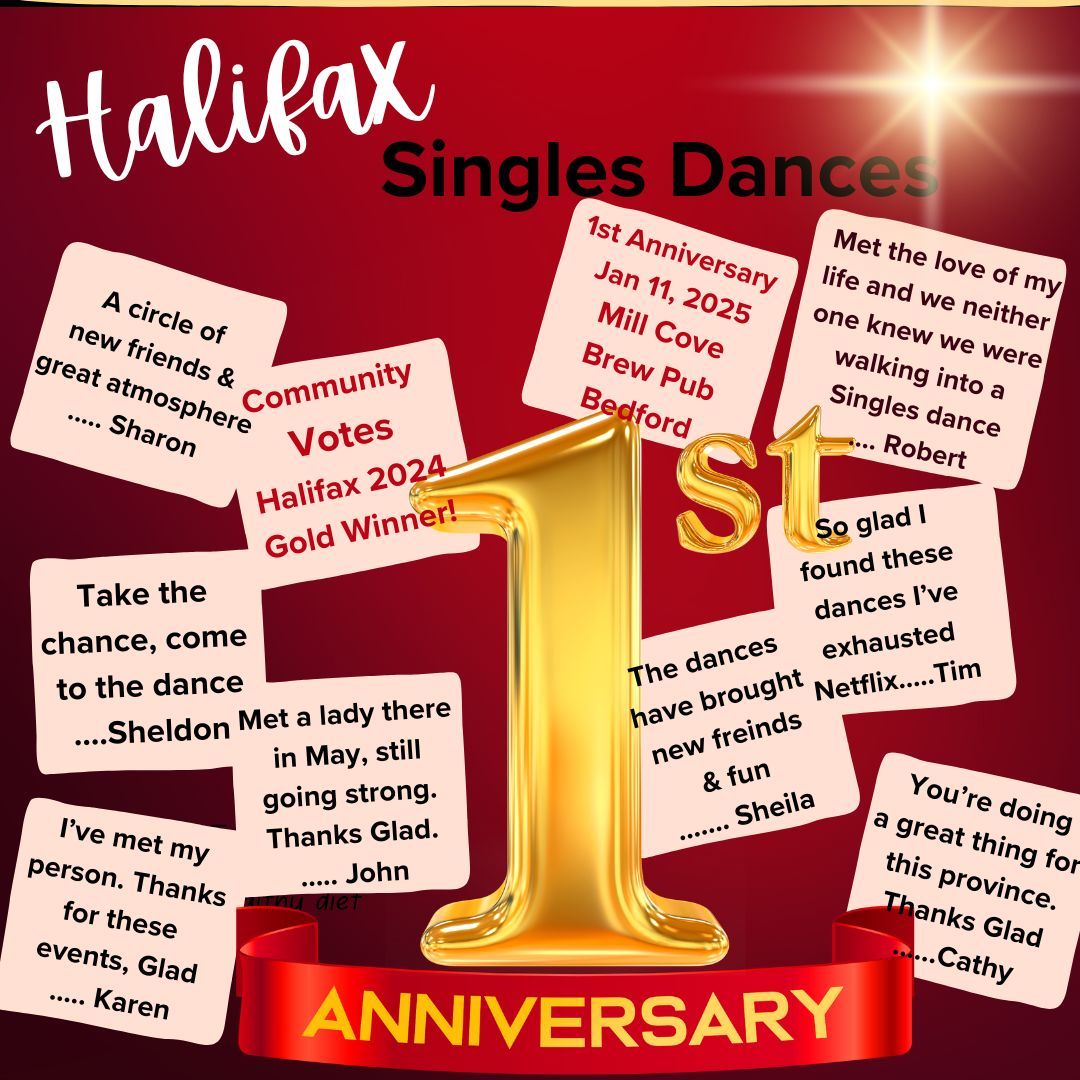 Halifax Singles Dances 1st Anniversary!