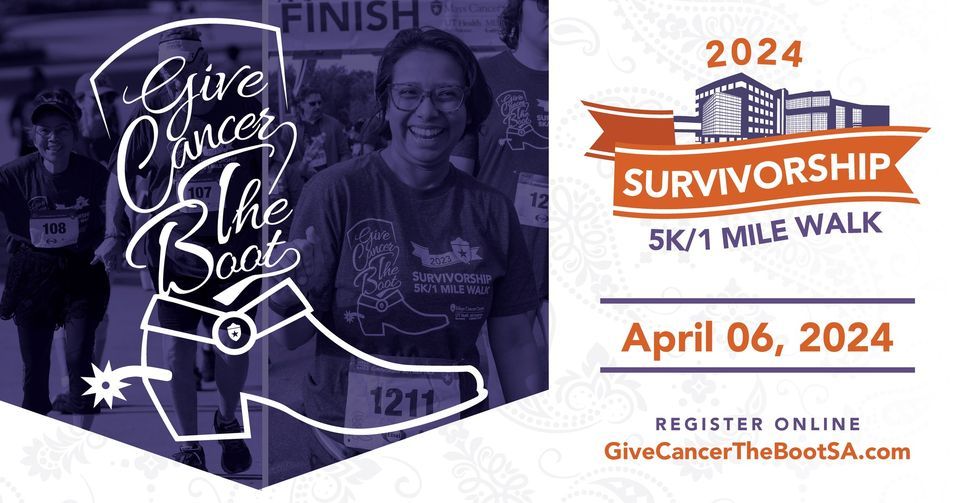 Give Cancer the Boot Survivorship 5K\/1 Mile Walk