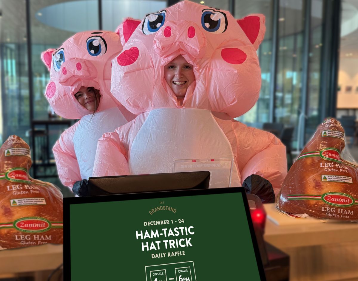 The Grandstand Ham-tastic Hat-Trick Raffle