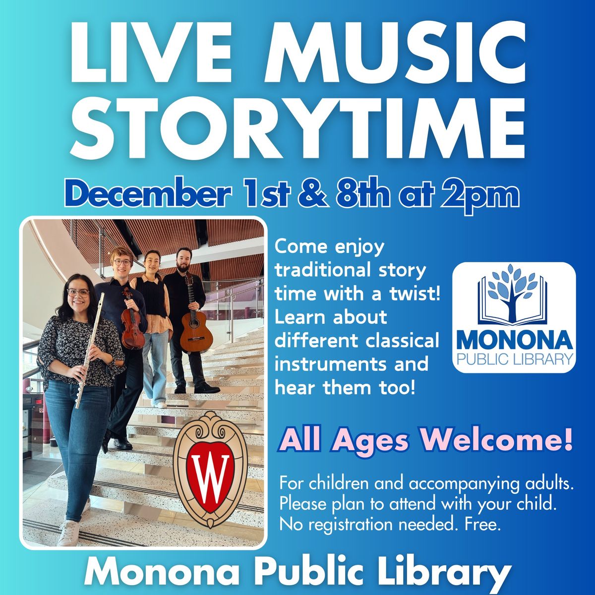 Live Music Storytime! Special Sunday Event!