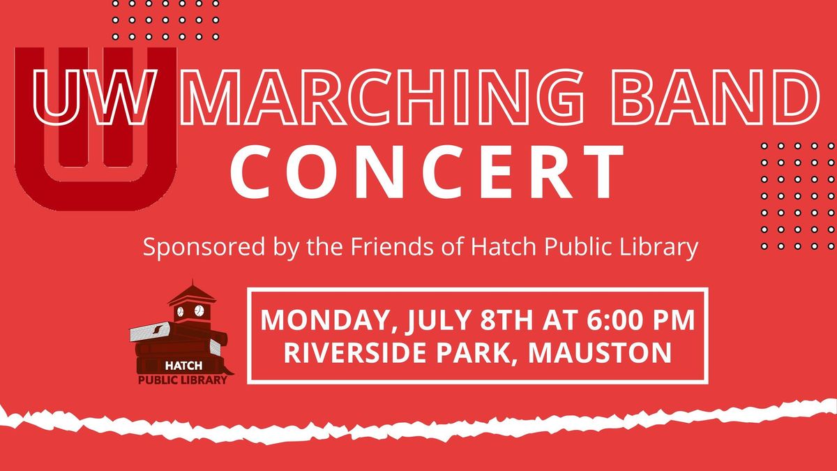 UW Marching Band Concert in Riverside Park