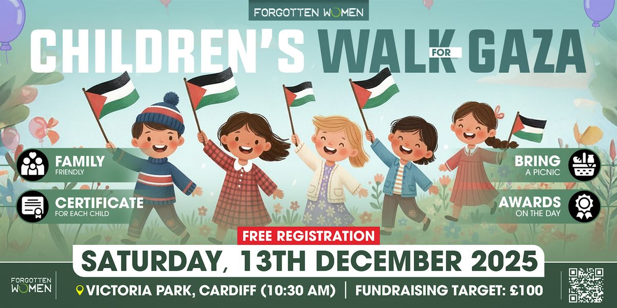 Children\u2019s Walk for Gaza with Picnic in Cardiff