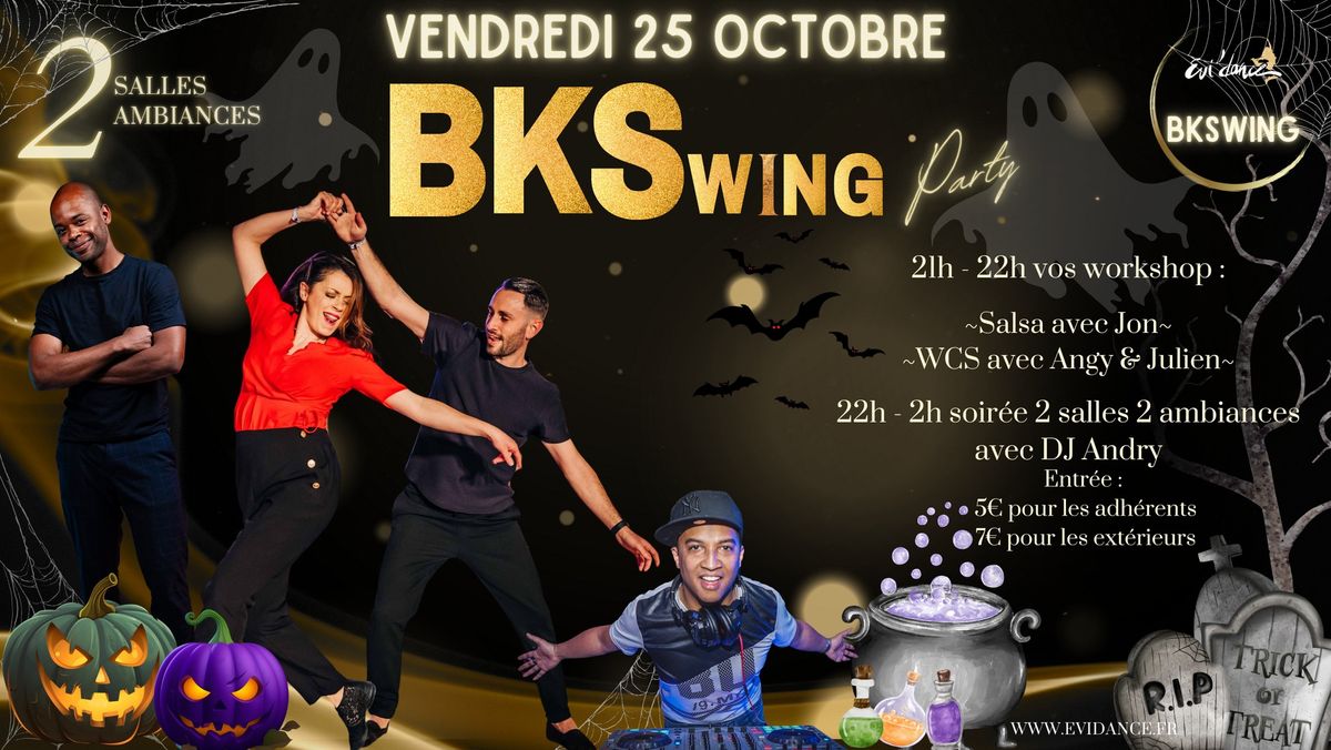 BKSwing Party - Workshop + Soir\u00e9e 2 salles, 2 ambiances