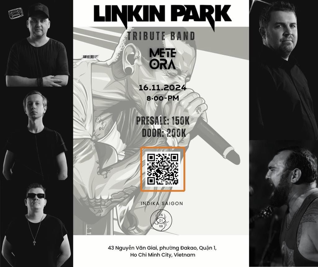 Meteora - Linkin Park Tribute Band back at Indika Saigon 