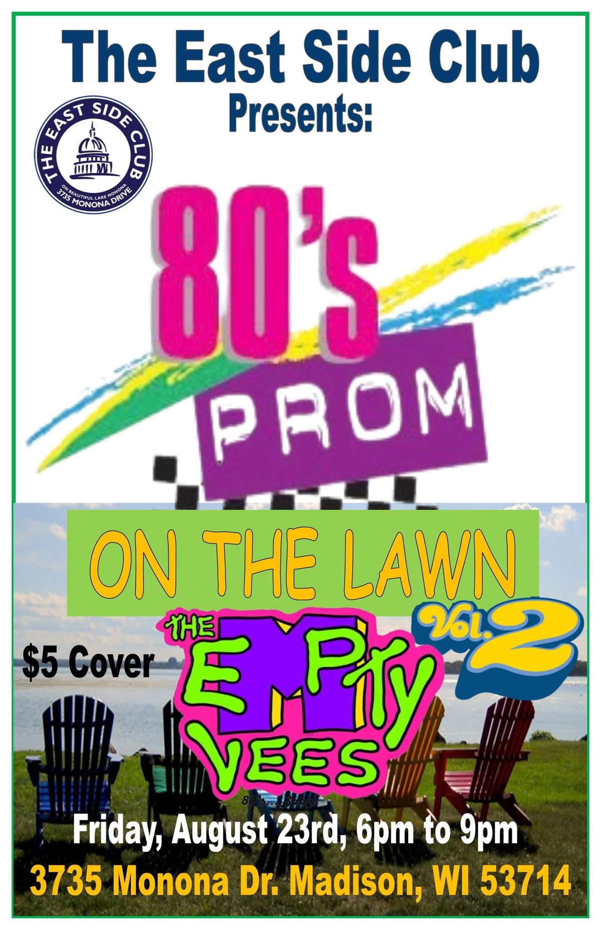 80's Prom on the lawn Vol. 2 w\/ The eMpTy Vees