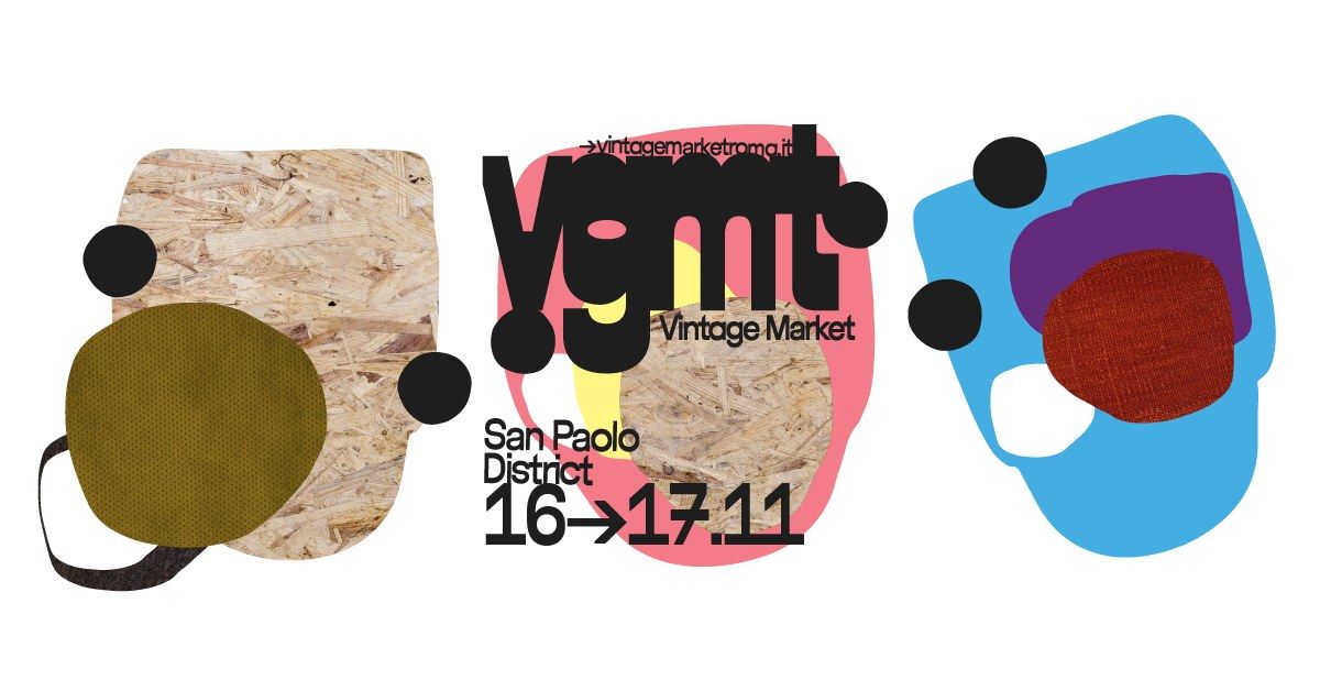 VGMT Vintage Market Roma \u2192 16-17 novembre