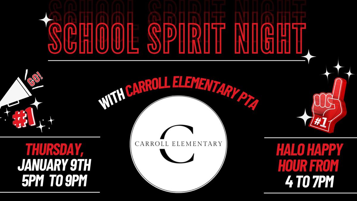 School Spirit Night - Carroll Elementary PTO