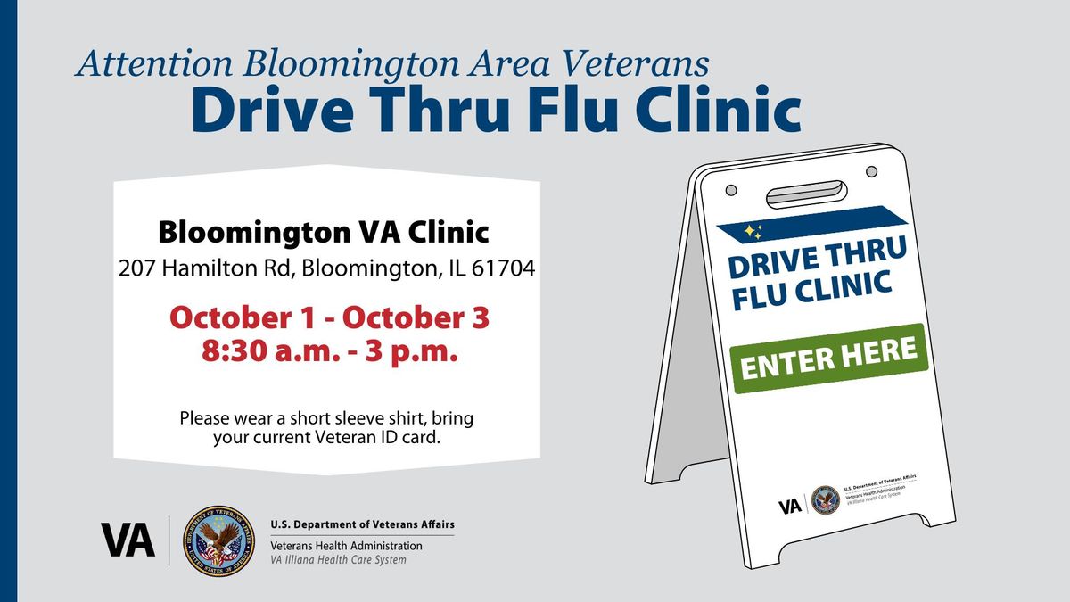 Bloomington Area Veteran Drive Thru Flu Clinic