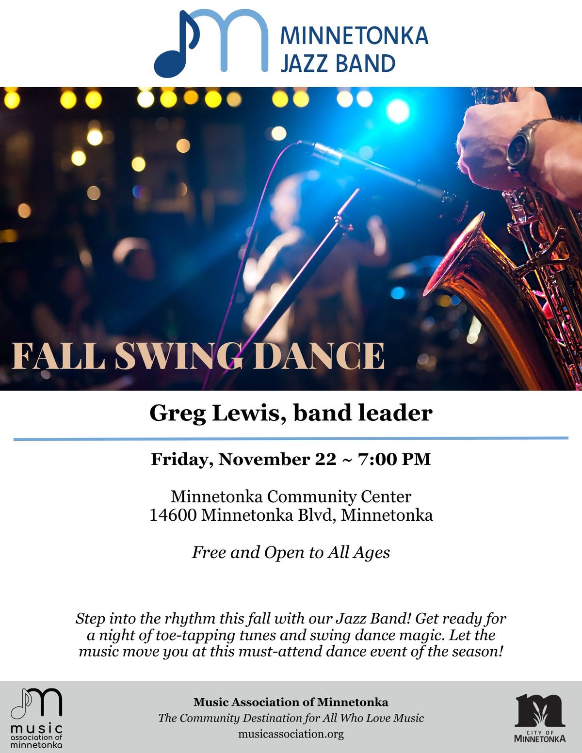 Minnetonka Jazz Band: Fall Dance