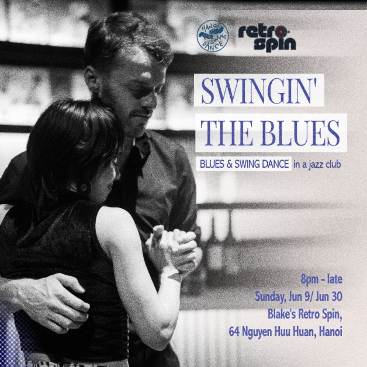 Blues & swing social dance in a jazz club [june edition]