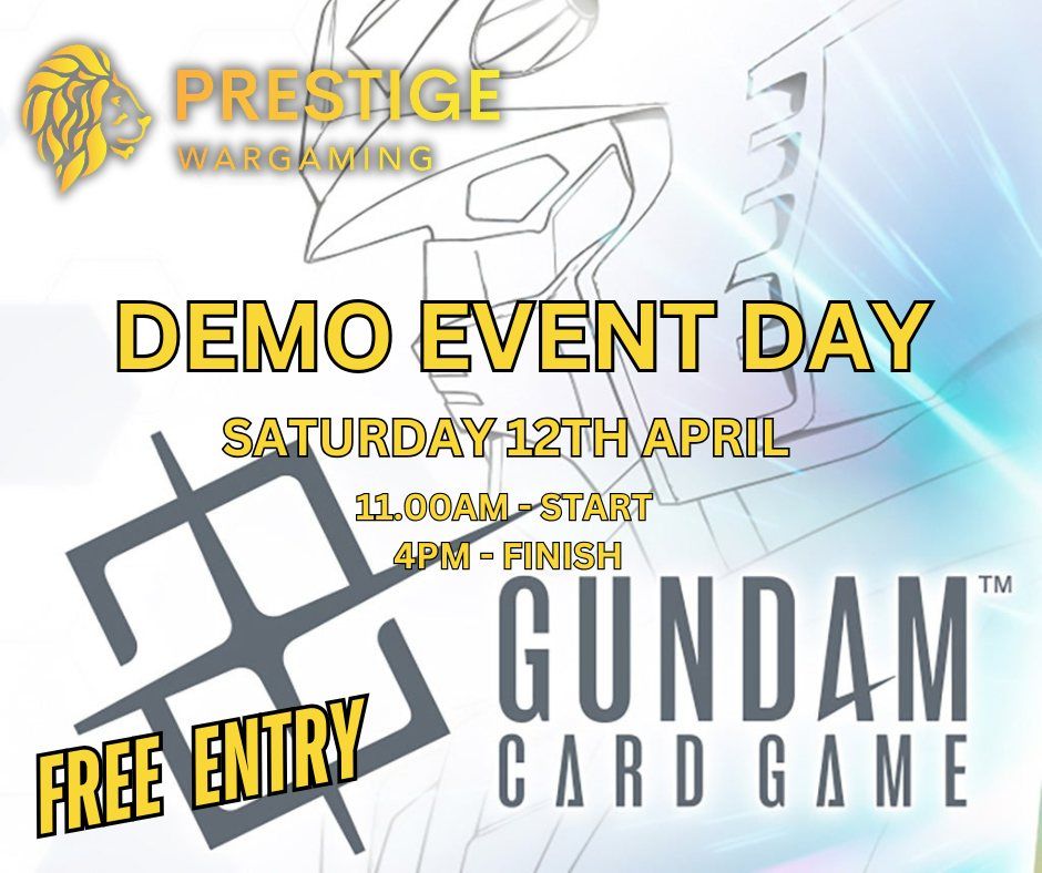 GUNDAM CARD GAME DEMO DAY 