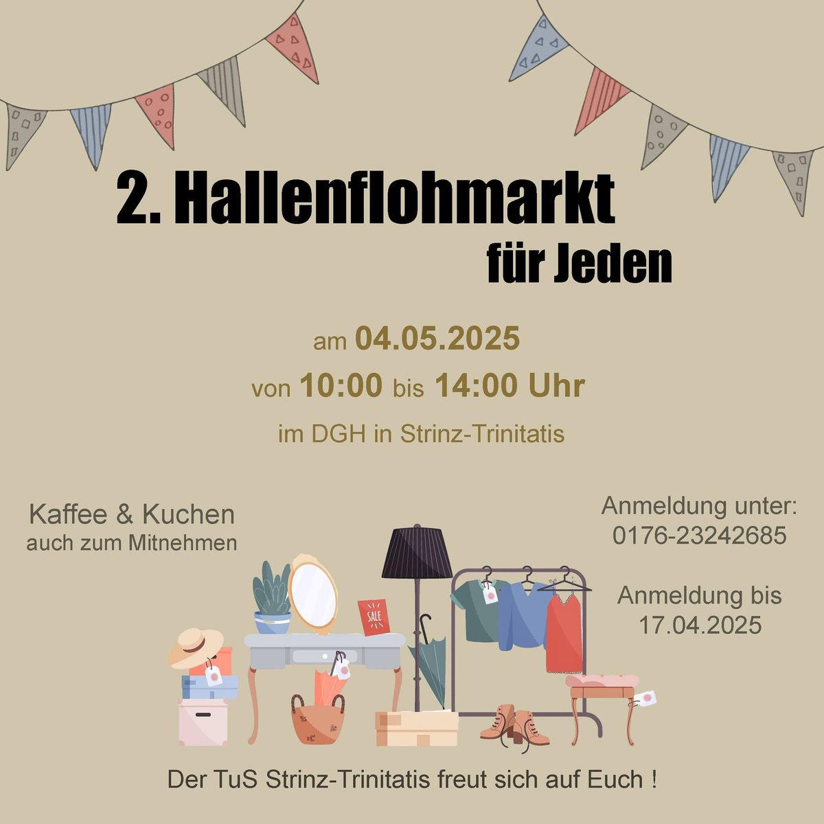 2. Hallenflohmarkt f\u00fcr Jeden