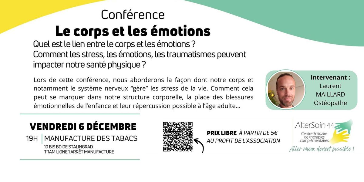 Conf\u00e9rence - Le corps et les \u00e9motions