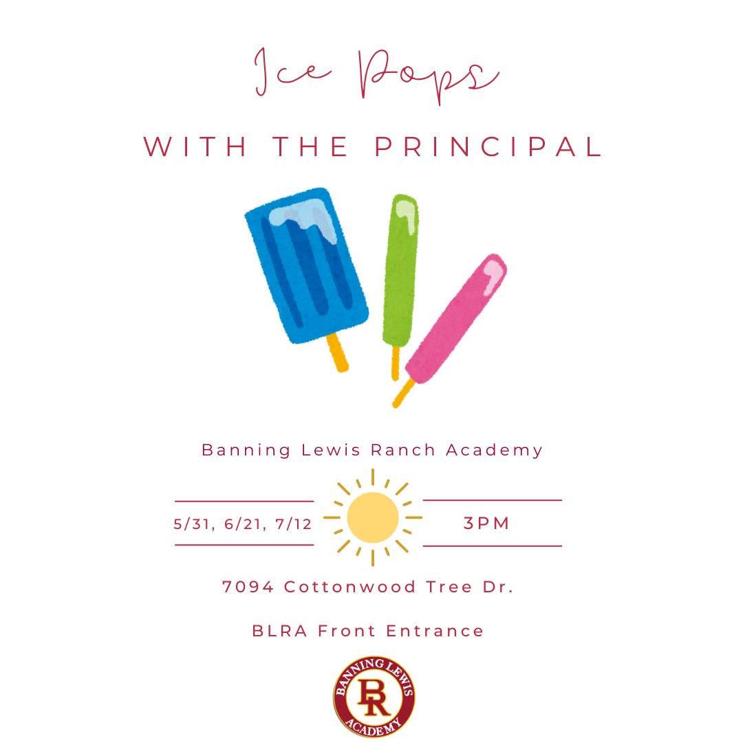 Ice Pops with the Principal