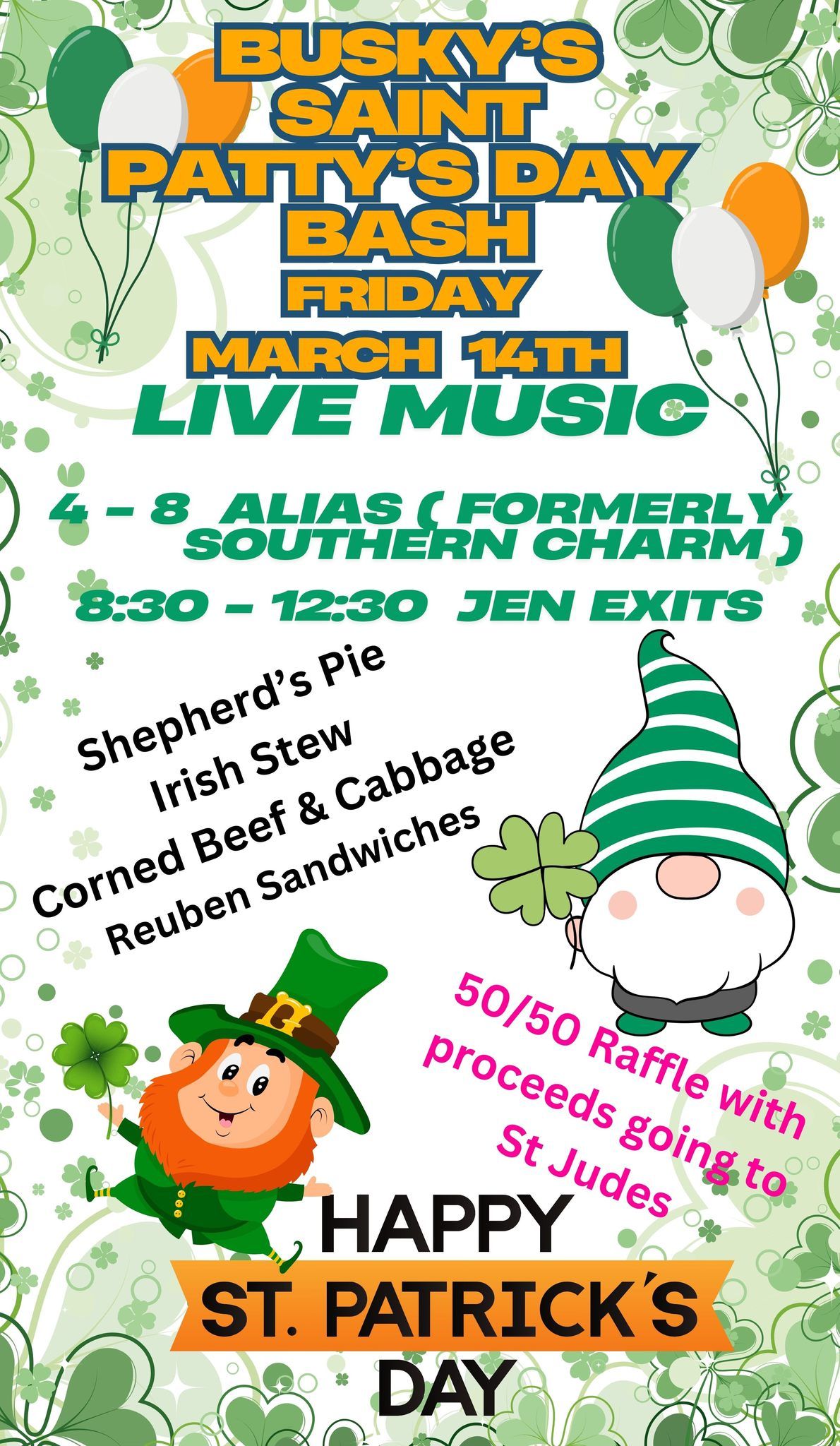 \ud83c\udf40Saint Patty\u2019s day bash! \ud83c\udf40