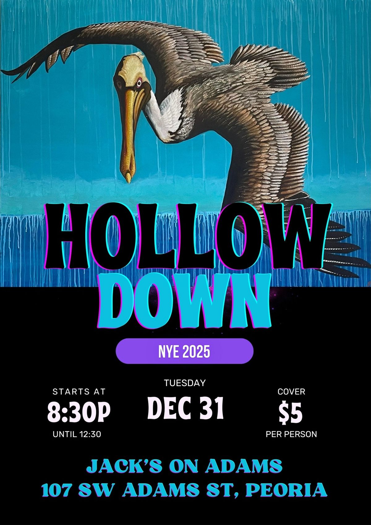 A Very Hollow Down New Year's Celebration at Jack's on Adams