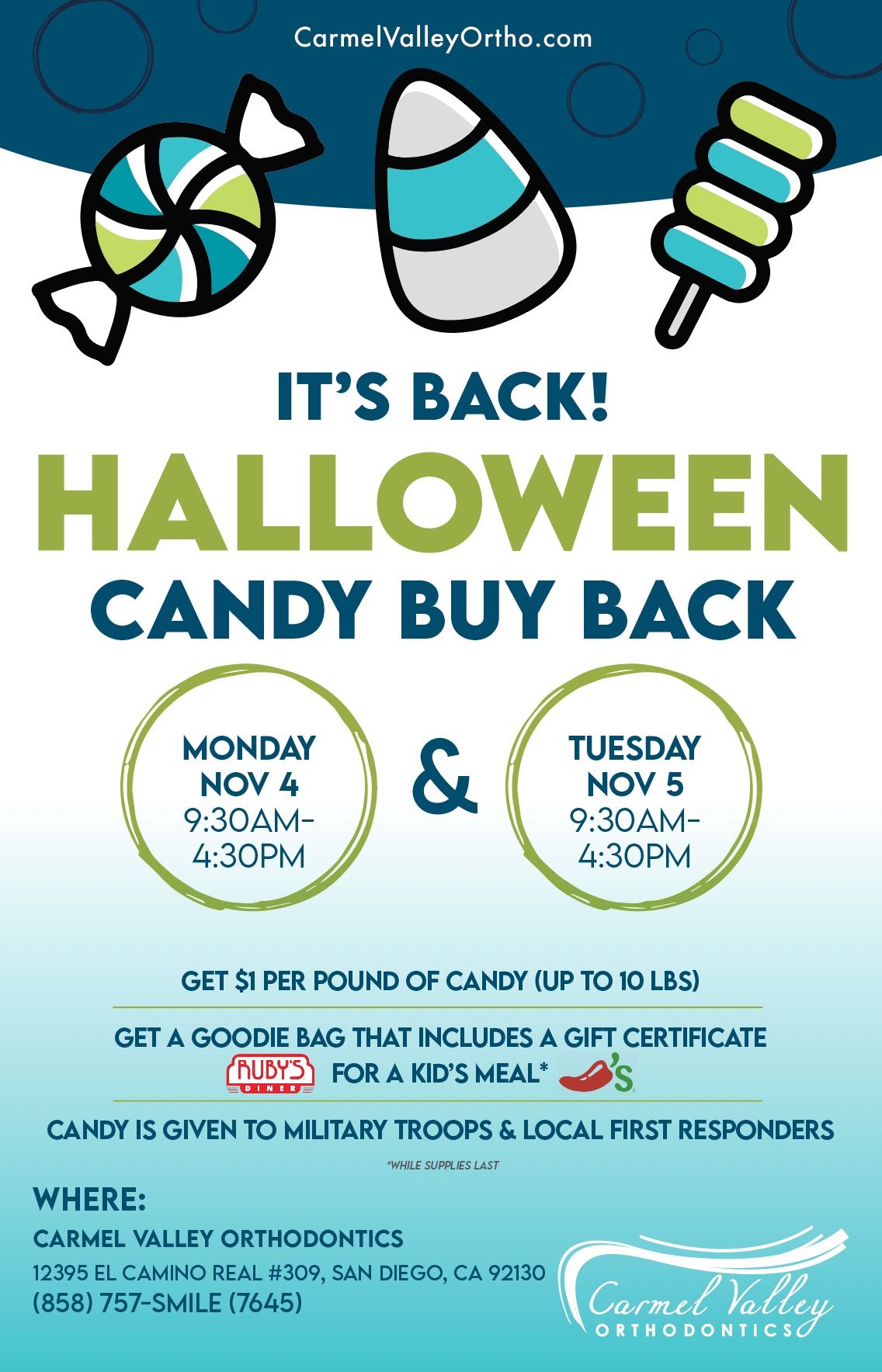 Annual Halloween Candy Buy Back