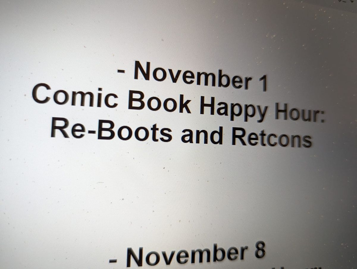 Comic Book Happy Hour! Reboots and Retcons