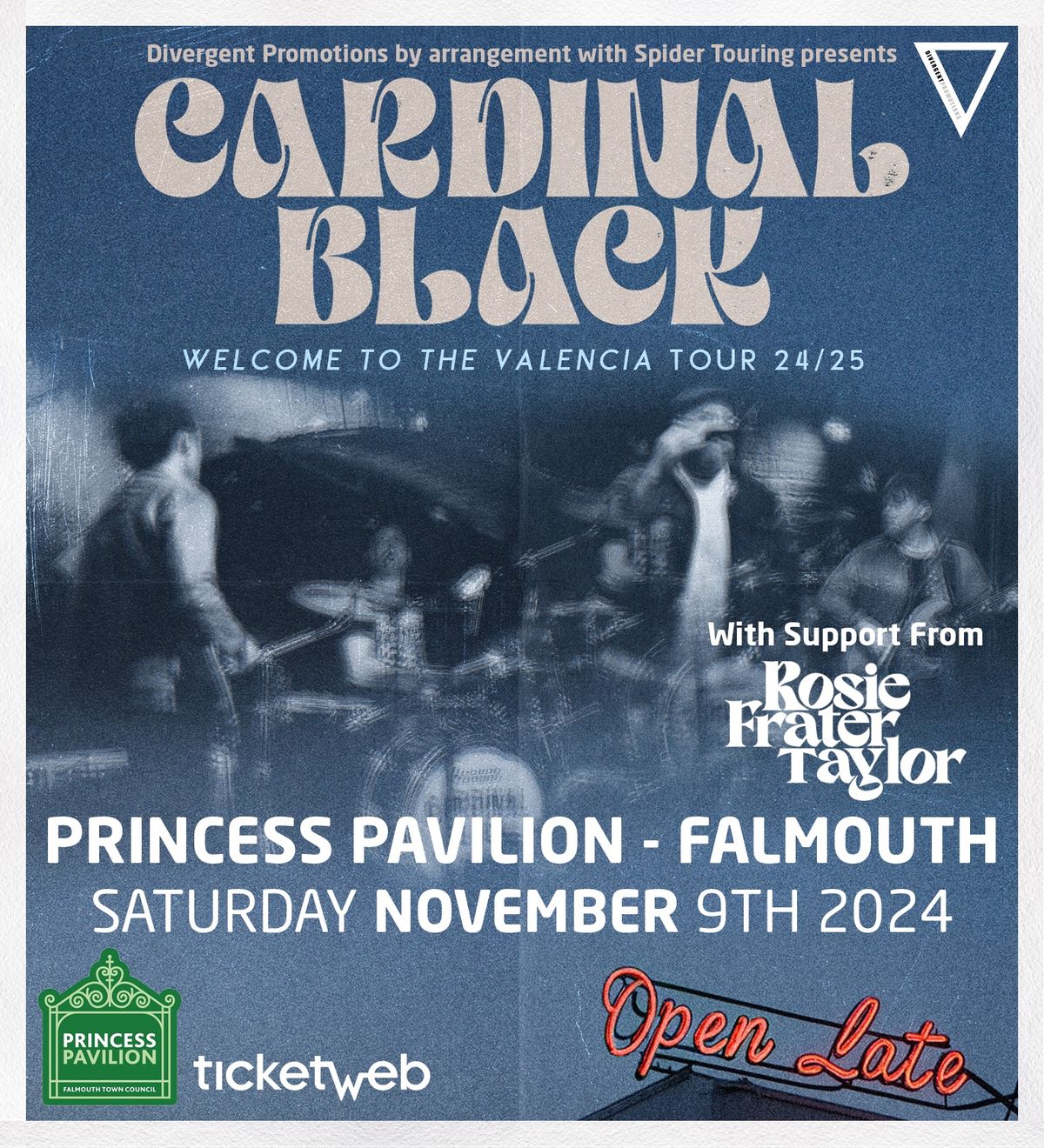 Cardinal Black at Princess Pavilion, Falmouth