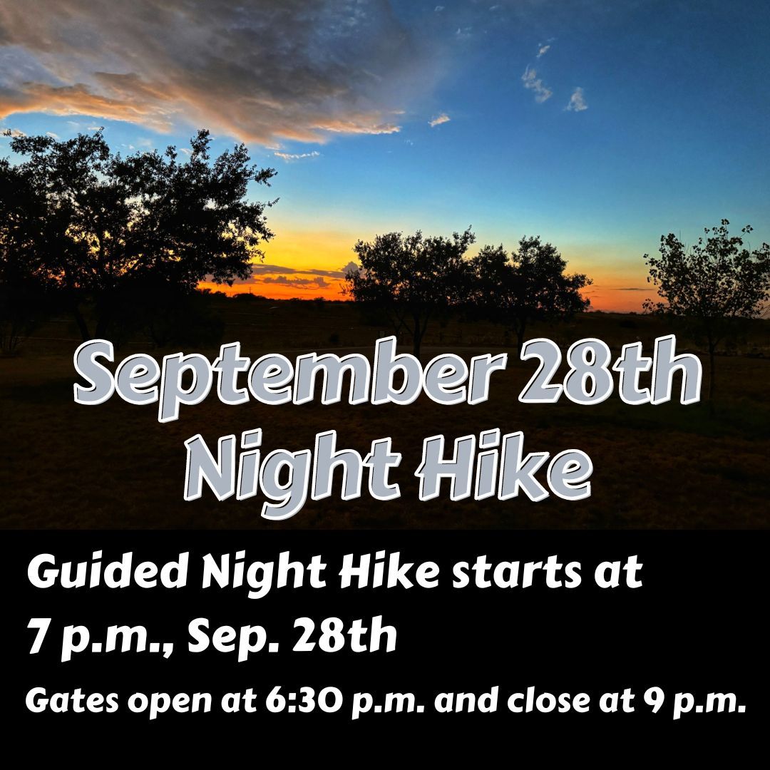 Last Landmark After Dark Night Hike of the Season