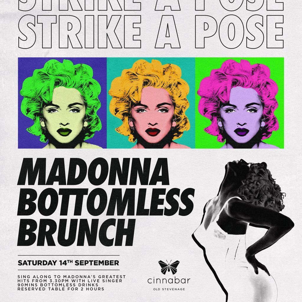 Madonna Bottomless Brunch - Cinnabar Hitchin