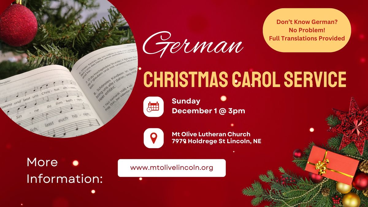 German Christmas Service