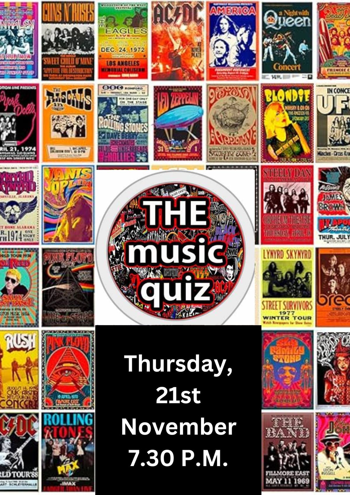 AUTUMN CHARITY MUSIC QUIZ