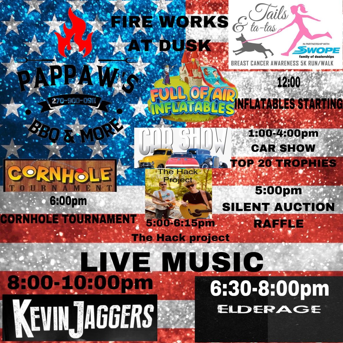 4TH OF JULY AT Pappaw's BBQ & MORE AGAIN THIS YEAR