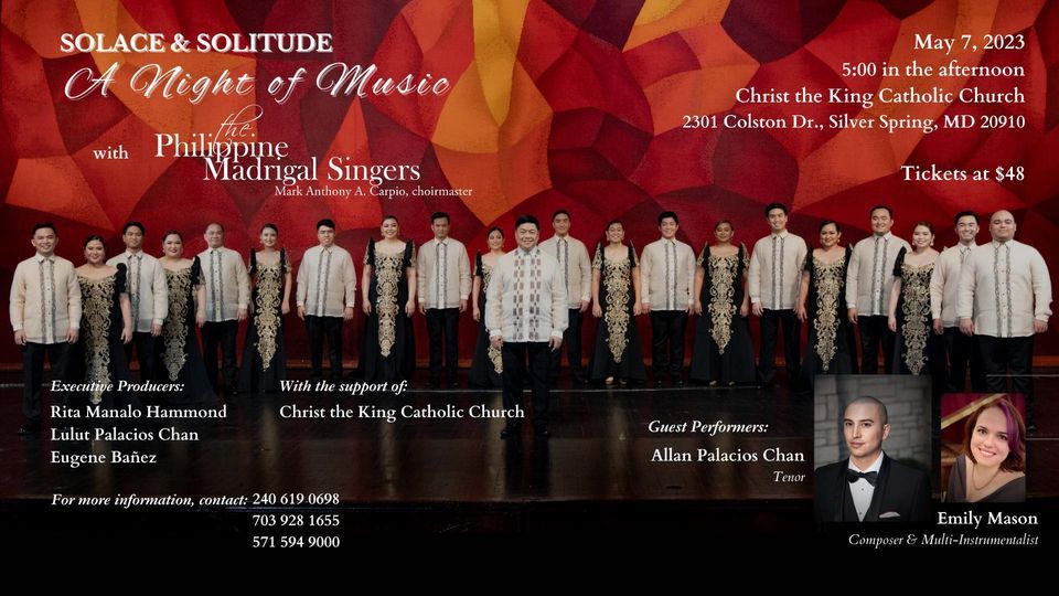 A Night of Music with The Philippine Madrigal Singers