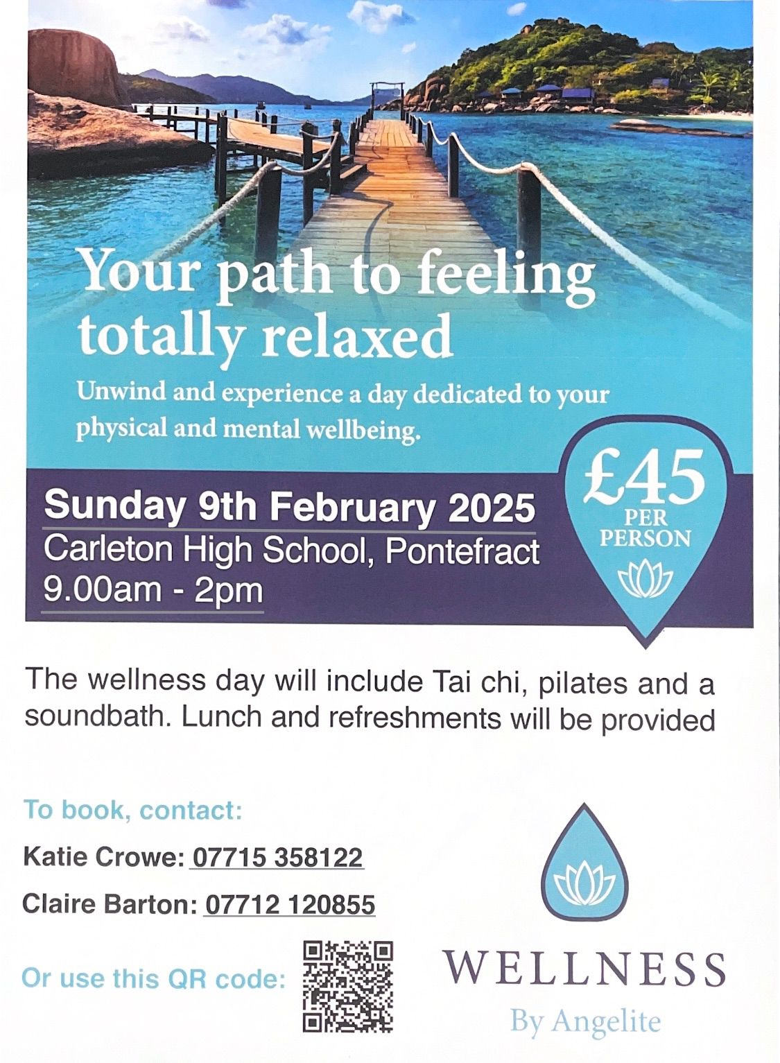 Wellness day event 9th Feb 2025