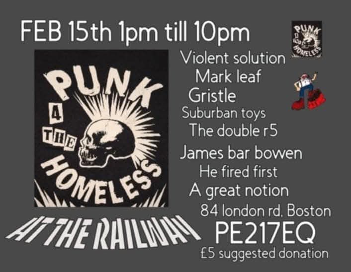 Violent Solution at The Railway for Punk 4 The Homeless