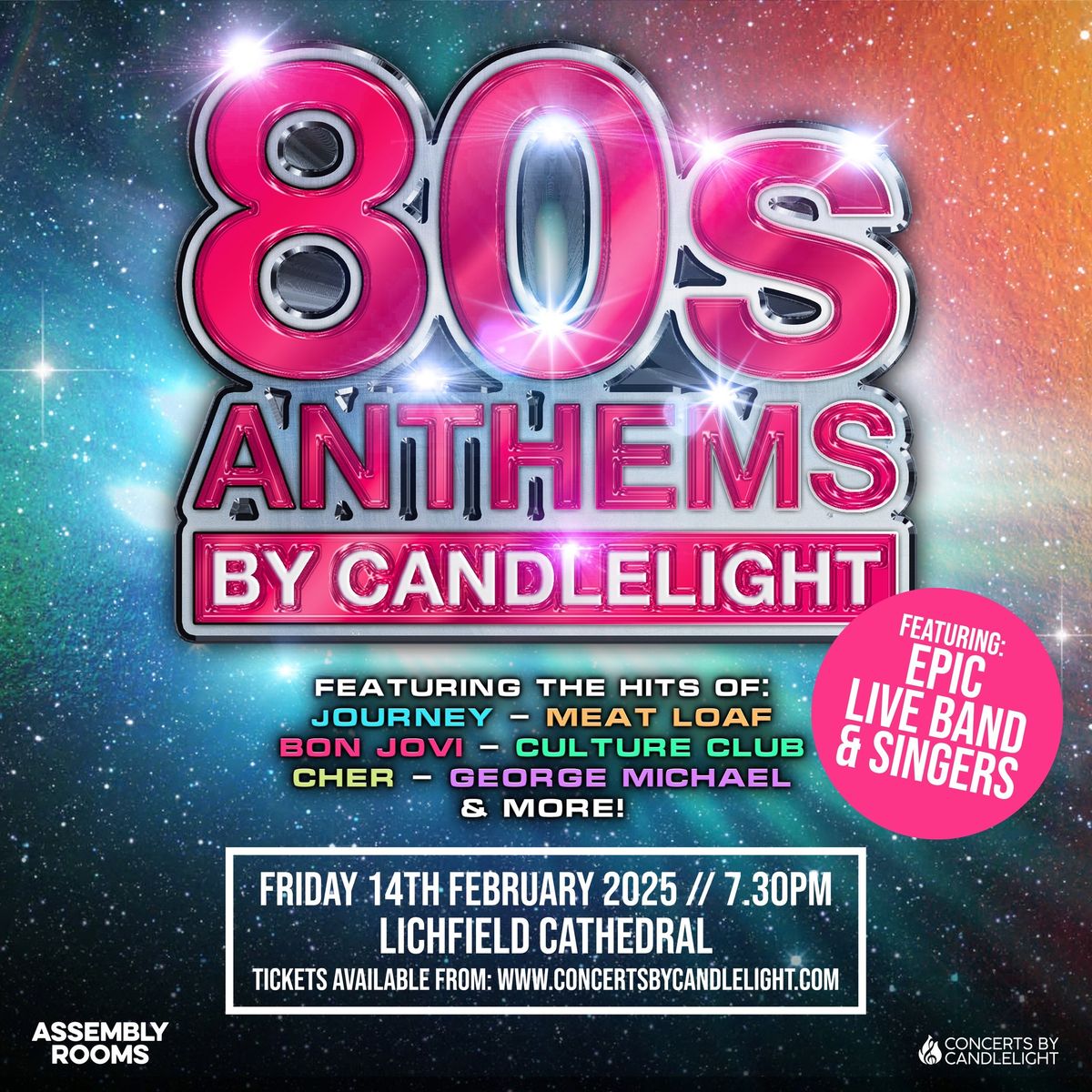 80s Anthems By Candlelight At Lichfield Cathedral