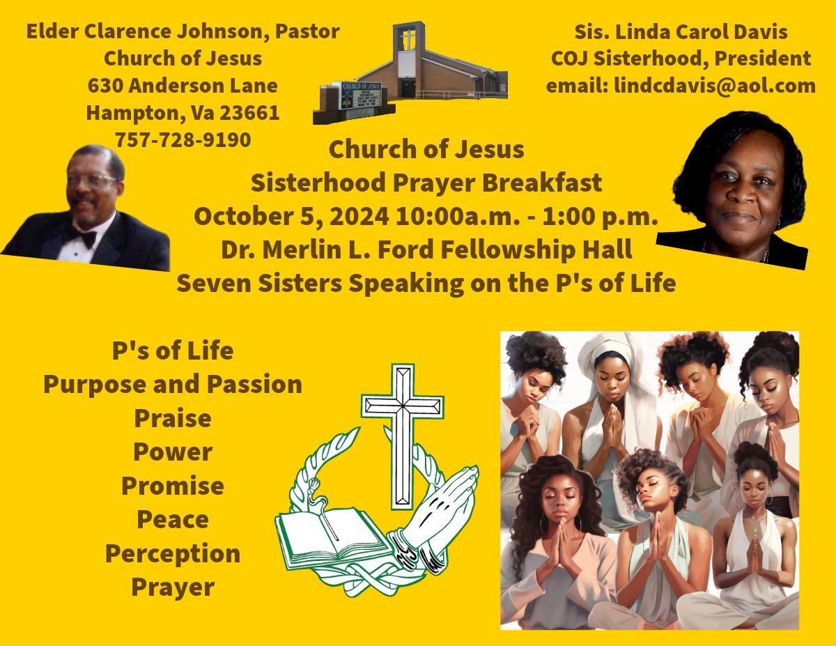 Seven Sisters Speaking on the P's of Life: Prayer Breakfast