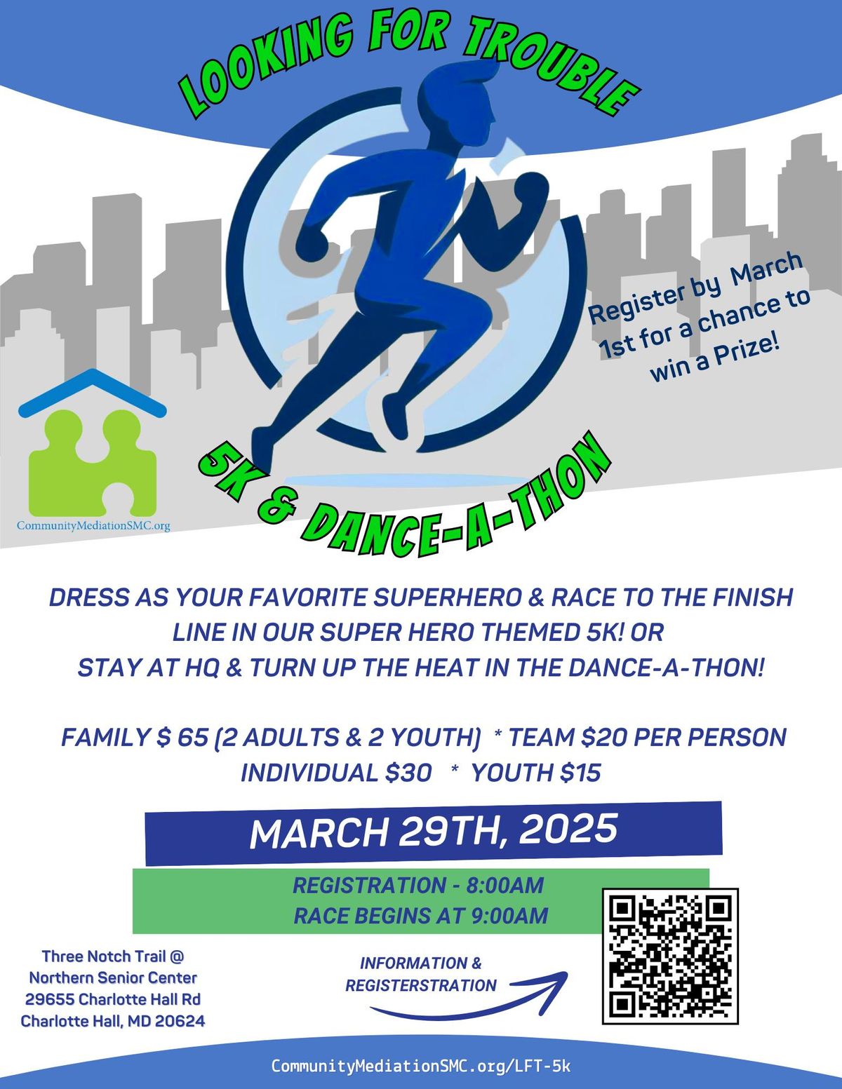 Annual Looking for Trouble 5k & Dance-A-Thon