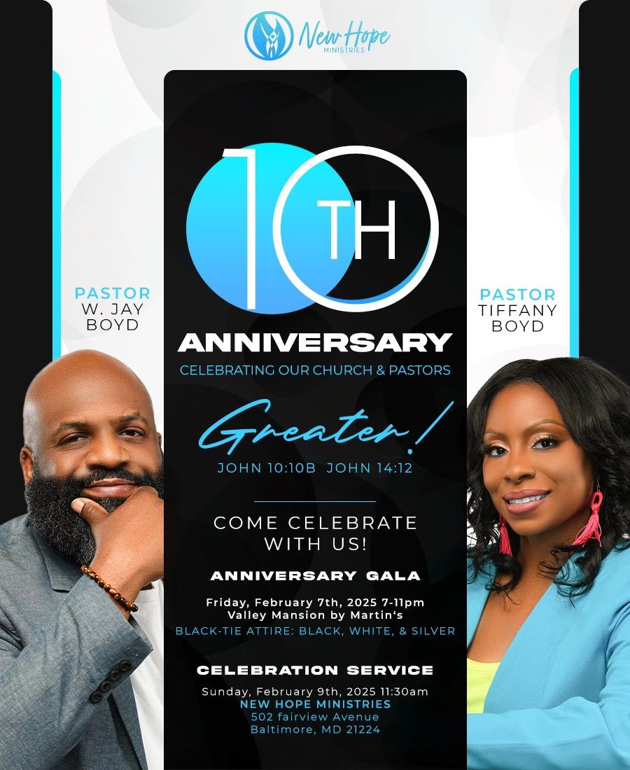 10th Anniversary Celebration Gala: "Greater!"