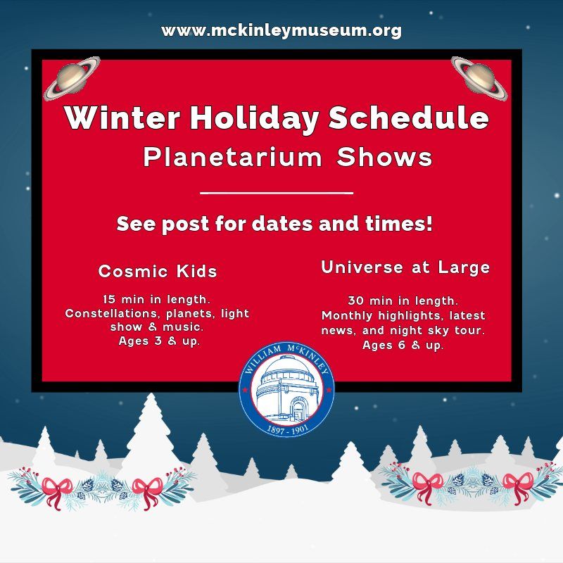 Special Winter Planetarium Shows