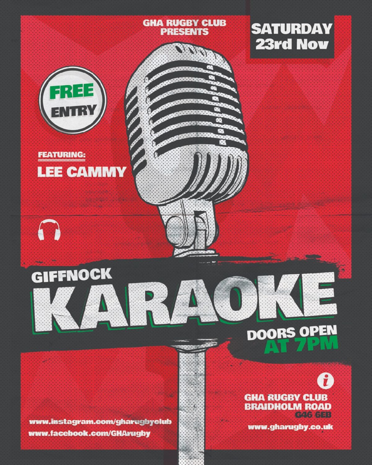 Giffnock Karaoke @ GHA